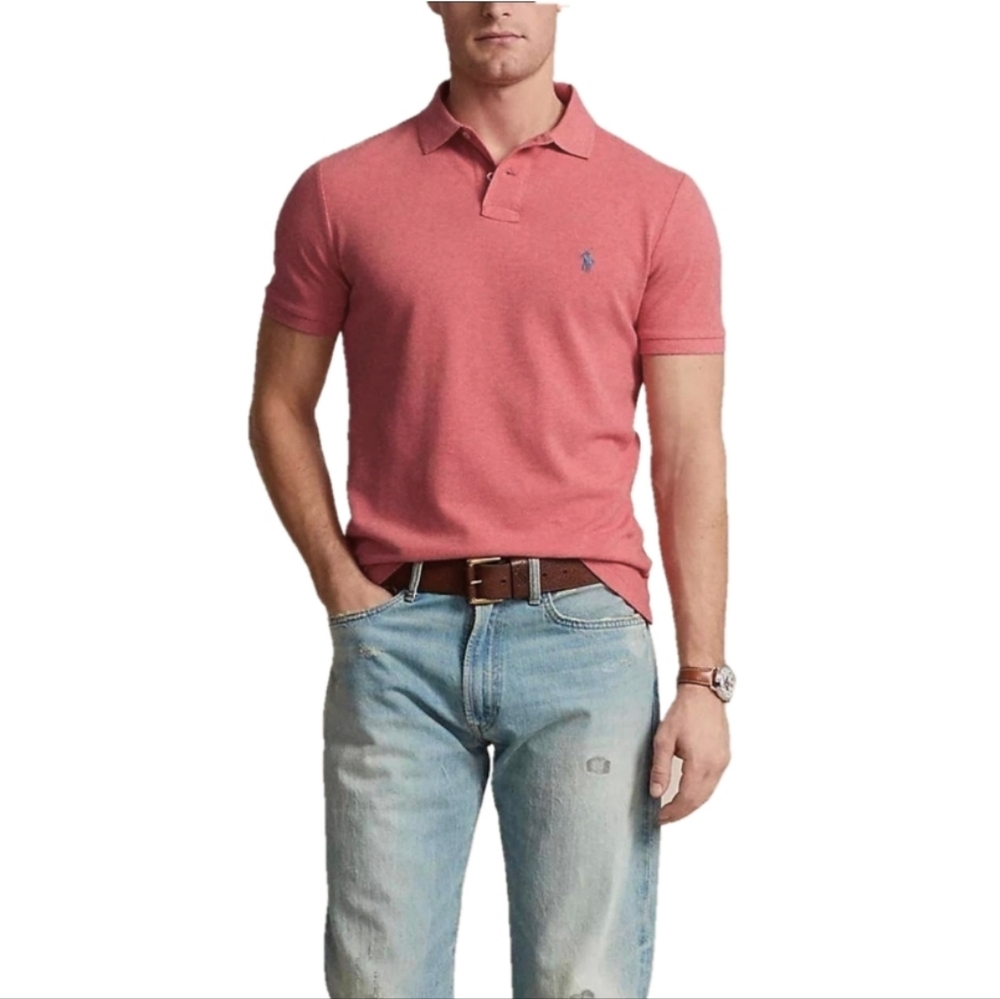 Polo Ralph Lauren Classic Fit Men's‎ Short Sleeve Coral Polo Shirt Size XXL
